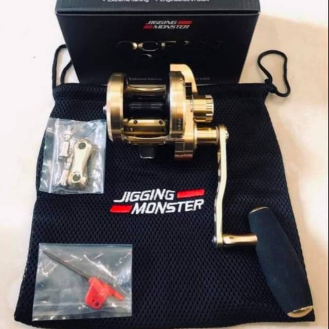 Reel OH JIGGING MONSTER OCEAN PRO 500 L 500L GOLD LEFT HANDLE