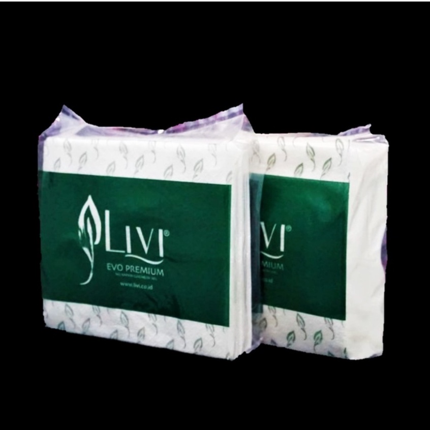 TISSUE LIVI EVO Premium MG Napkin White Luncheon 100S