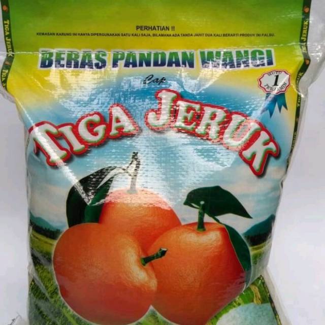 

Beras pandan wangi asli 3 jeruk 5 kg