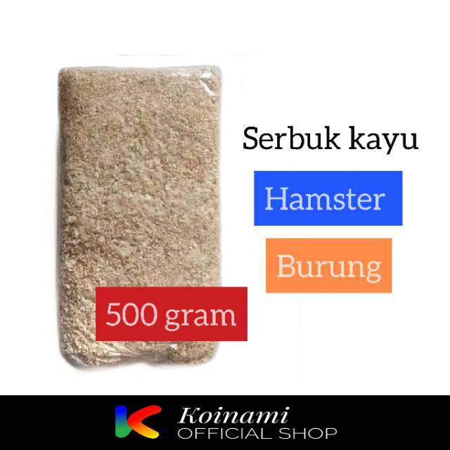 Serbuk Kayu Hamster 500 gr / kandang hamster / aksesoris hamster / mainan hamster