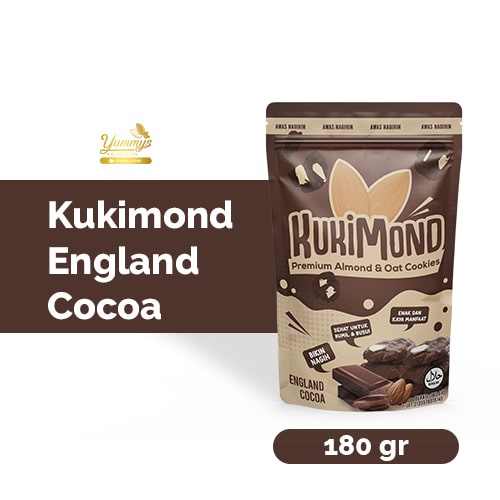 Kukimond Premium Almond &amp; Oat Cookies Pelancar ASI Booster 180 Gram