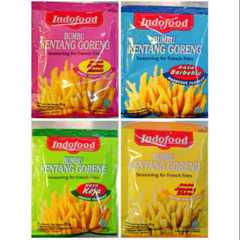 

Indofood bumbu kentang goreng 25gr