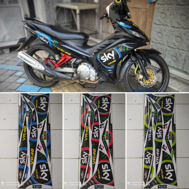 (COD) striping variasi new jupiter mx135  sky