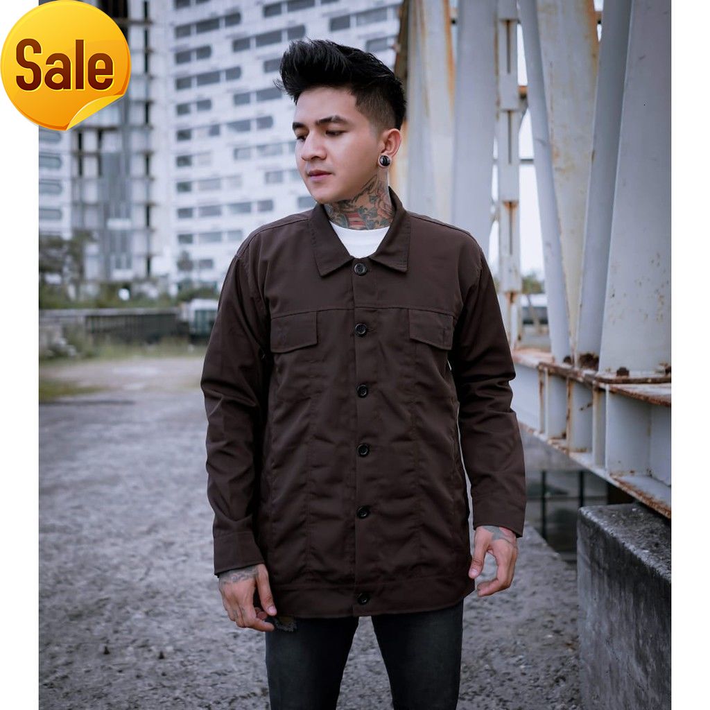 JAKET PRIA - JAKET CASUAL - SEMI PARKA - TRUCKER - JAKET SEMI PARKA LOOXY - JAKET CANVAS - JAKET LXY