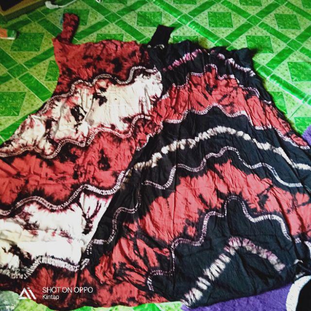 Original ! Gamis Batik Twill Ori Tiedye Abstrak