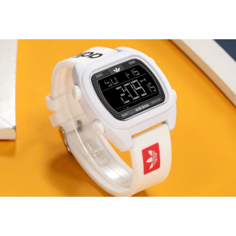 (COD) Anti Air Jam Tangan Pria Adidas Digital Rubber Water