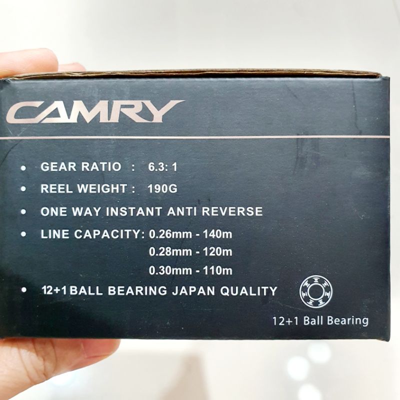 REEL BC CAMRY HANDEL KIRI KEKUATAN 10 KG /BC CAMRY/ BC HANDEL KIRI