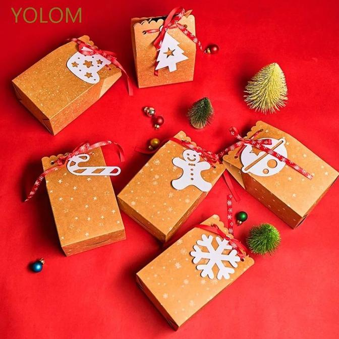 

YOLOM 10PCS/LOT GIFT BOX CHRISTMAS SOCKS PARTY SUPPLIES CHRISTMAS DC452CD3