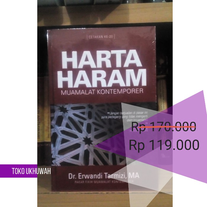 Buku Fiqih Harta Haram Muamalat Kontemporer Ustd Erwandi Tarmizi
