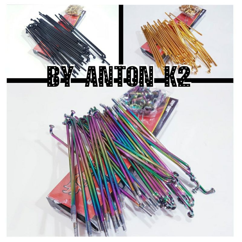 RUJI PELANGI/RAINBOW/JARI JARI HITAM/RUJI GOLD/KUNING MAS/JERUJI CROME-CROM-CP/JERUJI MOTOR-JARI-JAR