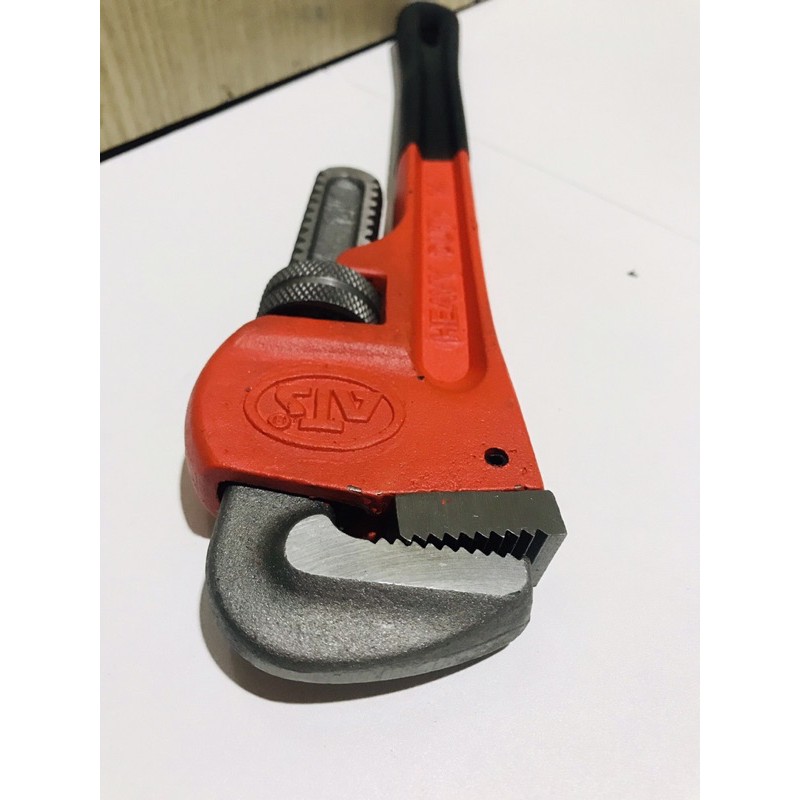 Kunci Pipa ATS 14 in gg Karet - Heavy Duty Pipe Wrench 14in 350mm - Alat Buka Pipa Ledeng 14 inchi