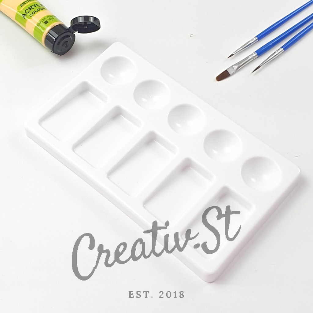 

V-TEC Palet Plastik Artist Painter Palette Rd-C10