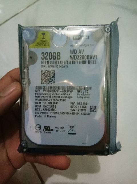 hardisk 2,5&quot; internal 320gb sata wd blue n black laptop notebookl