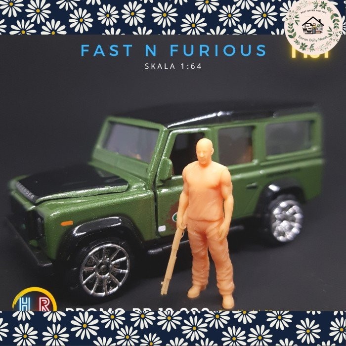Emran Mini Figure Skala 64 Dominic Toretto Fast n Furious