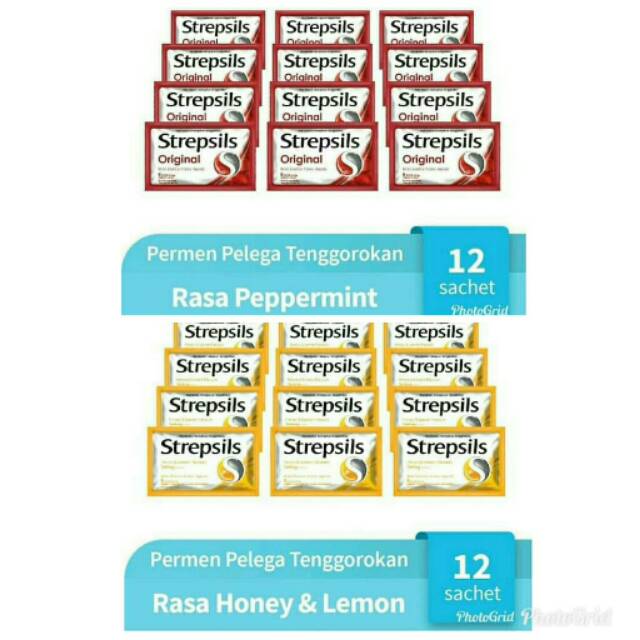 

Strepsils Soothing Lemon & Honey 12 x 8s Permen Pelega Tenggorokan