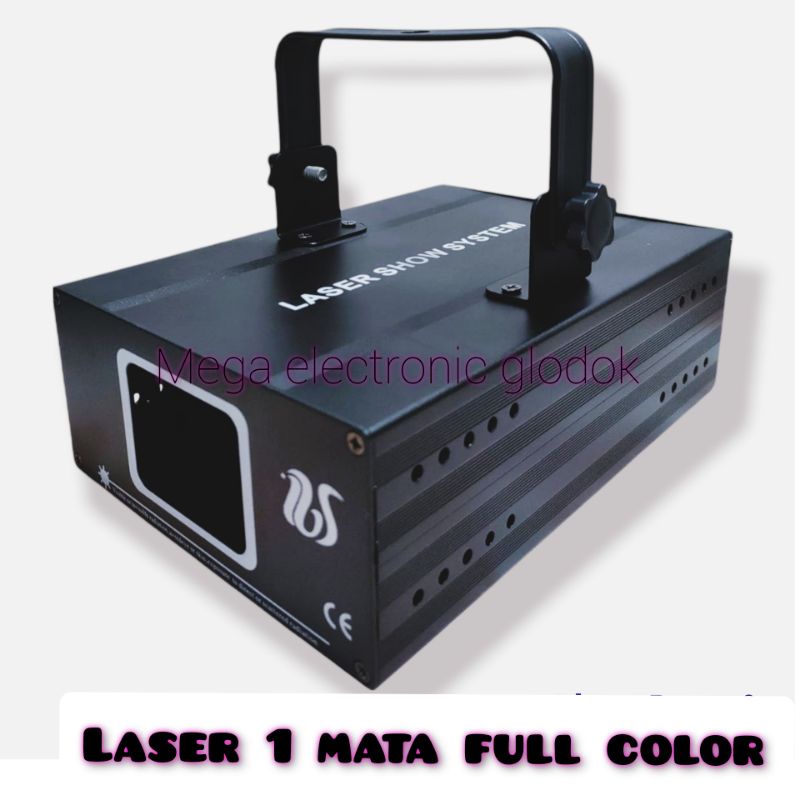 lampu panggung laser 1 mata full color