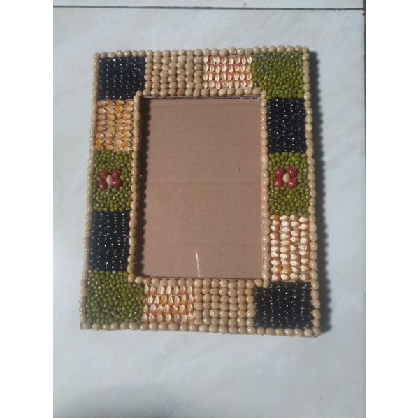 Promo pigura Bingkai Poto Ukuran 3R.5R.8R.Kolase Biji Biji Bijian Dar Kardu