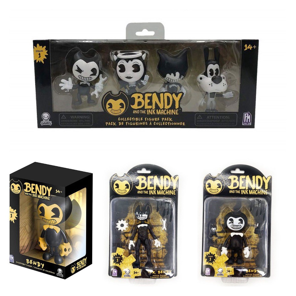 Bendy Horror Game Cartoon Toy Action PVC Anime Figure Collection Model Dolls For Kids Children Christmas Gifts