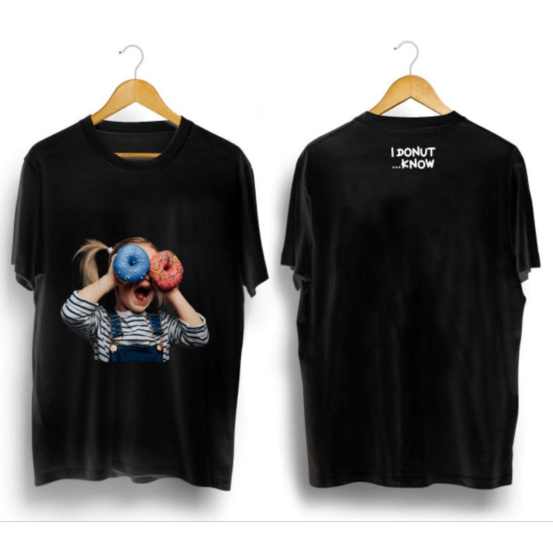 kaos pria/DONUT GIRL LINE/kaos distro