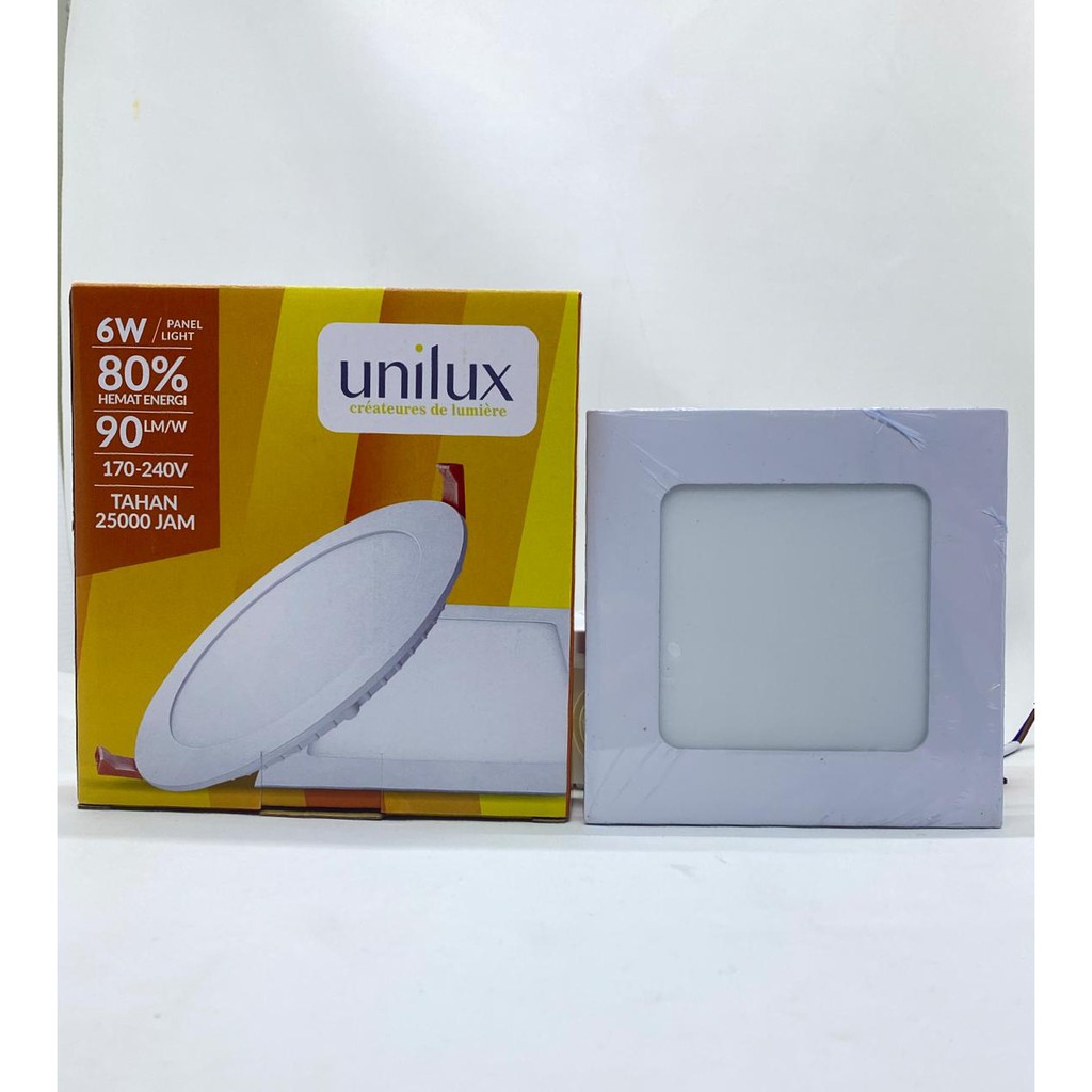 DOWNLIGHT PANEL LED UNILUX 6 W INBOW KOTAK PUTIH CDL 220V 6500K