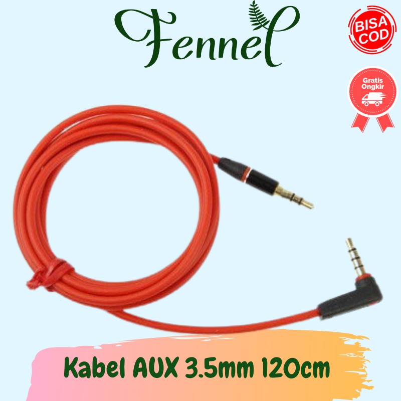 Kabel Audio AUX 3.5mm HiFi Jack Gold Plated 120 cm S-IP4G