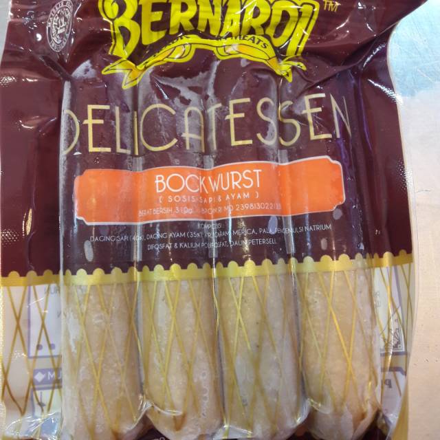 

BERNARDI DELI BOCKWURST 310GR