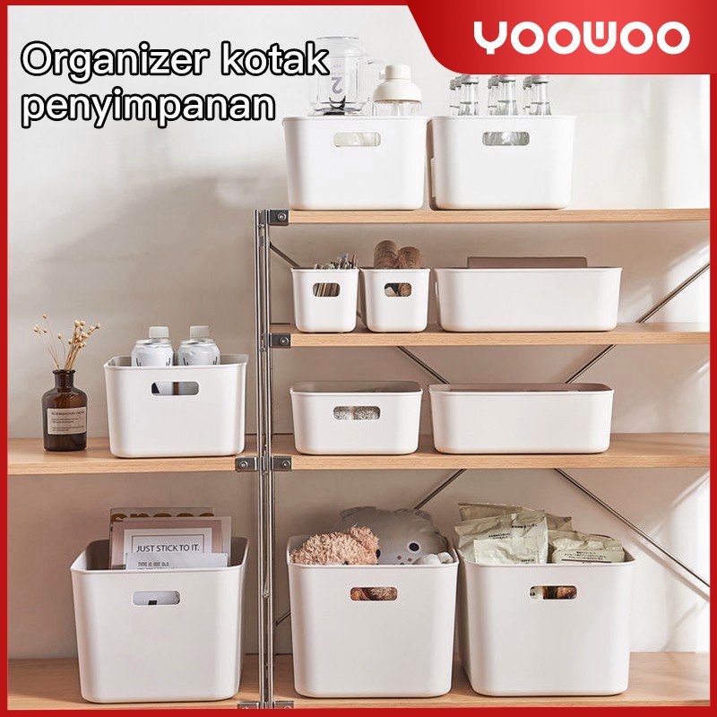 storage box  organizer / Lemari plastik / box organizer/ Kotak penyimpanan putih