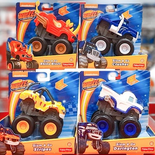 Blaze The Monster Machine Slam and Go / Mainan Anak Kendaraan Mobil