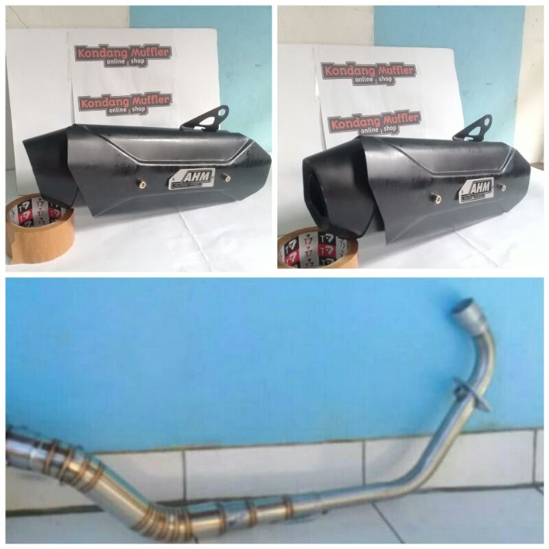KNALPOT RACING AHM VIXION FU CB150 MX NEW MX KING VERZA TIGER DLL
