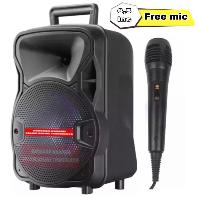 COD  SPEAKER KARAOKE (FREE MIC+KABEL USB) - SPEAKER TERBARU