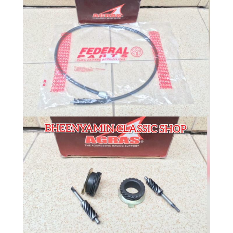 Kabel Olor Tali Spedo Spedometer dan Gigi Ger Gear Nanas Speedo Speedometer Spido Spidometer Honda A