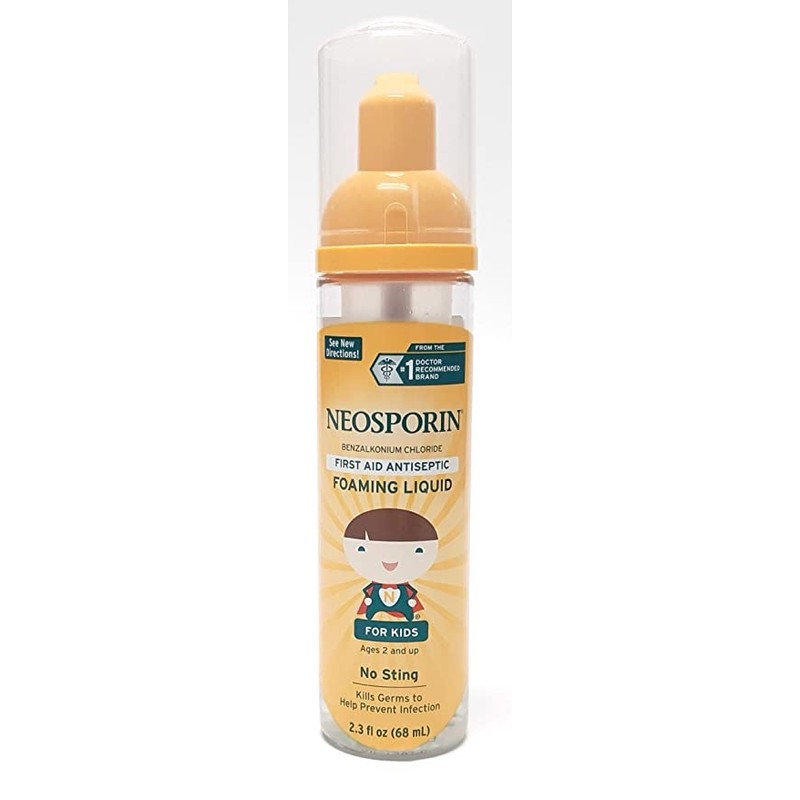 Neosporin foam liquid antiseptic obat luka