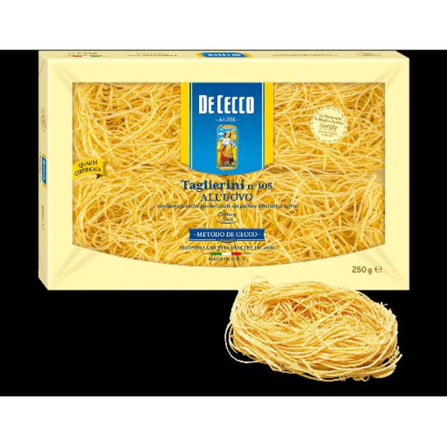 

DE CECCO TAGLIERINI n•105 ALL 'UOVO 250 GR