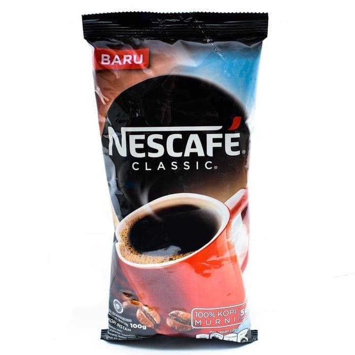 

vd201r Nescafe Kopi Classic Bag 100Gr Ds20X11