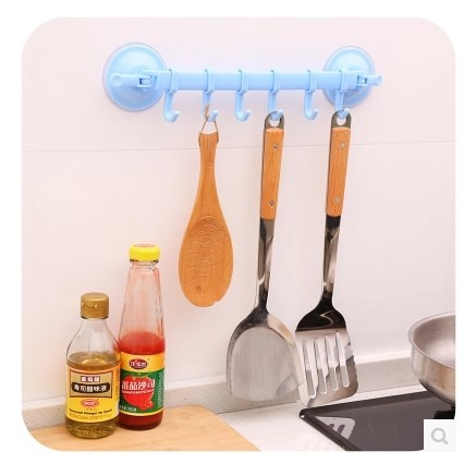 【GOGOMART】Rak Gantungan Kamar Mandi / Gantungan Dapur - Power Suction - GT002