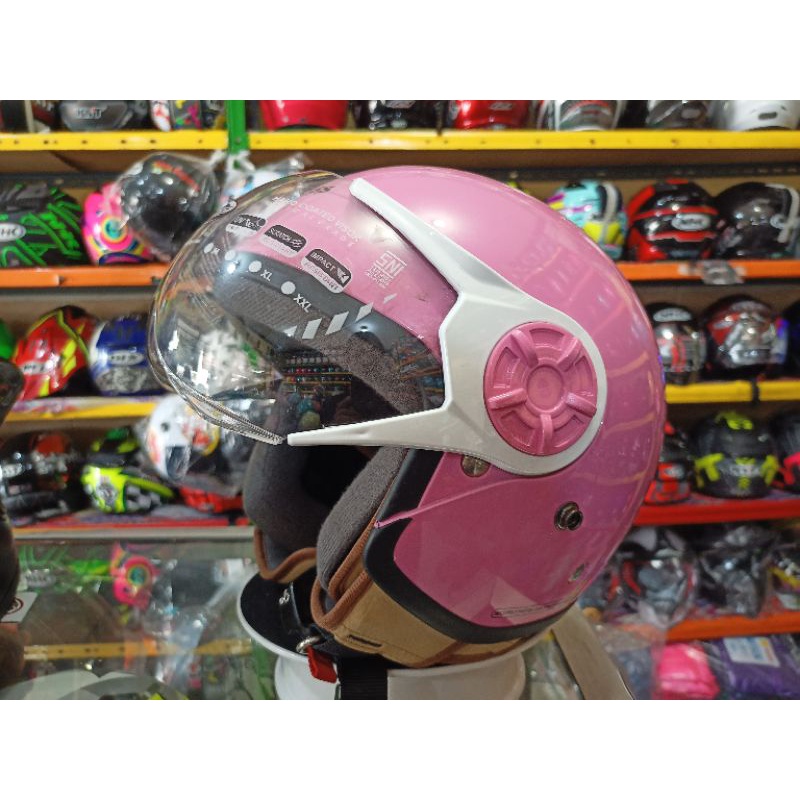 HELM CARGLOSS HIJAB PINK ORIGINAL
