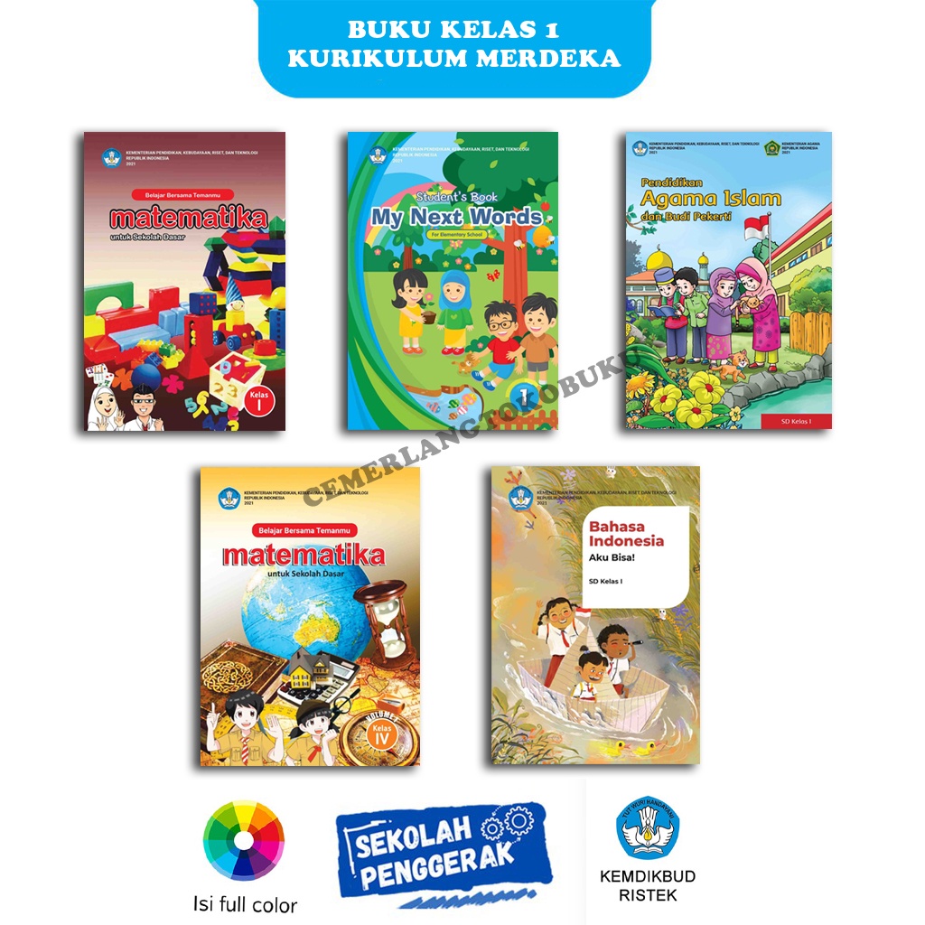 Jual BUKU PAKET KELAS SD KURIKULUM MERDEKA Indonesia Shopee Indonesia