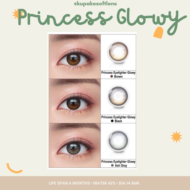 KUPAKESOFTLENS Eyelighter Glowy Natural Softlens by Princess