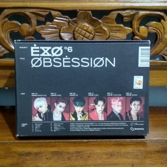 EXO Obsession (X-EXO ver.) [album only/+pc chen]