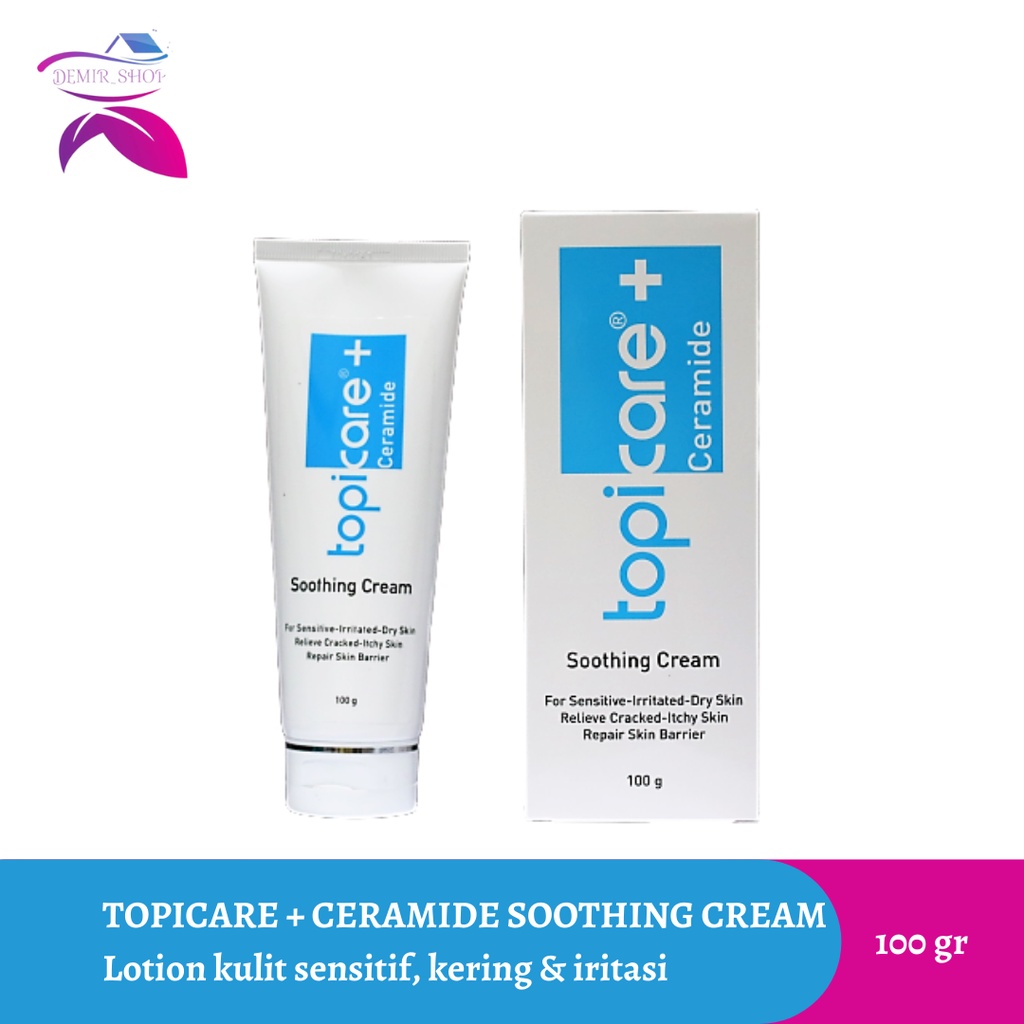 Topicare Ceramide Soothing Cream 100 gr/ Krim Kulit Kering &amp; Sensitif