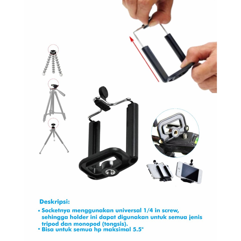 HOLDER U TRIPOD / TONGSIS