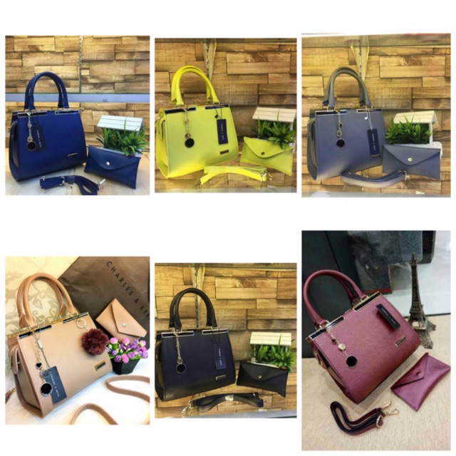 tas wanita ck jours set dompet Shopee Indonesia