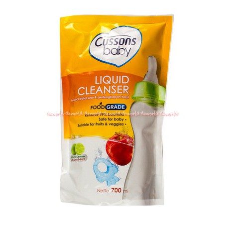 Cussons Baby Liquid Cleanser 700ml Cairan Pembersih Dot Bayi Sabun Dot Bayi