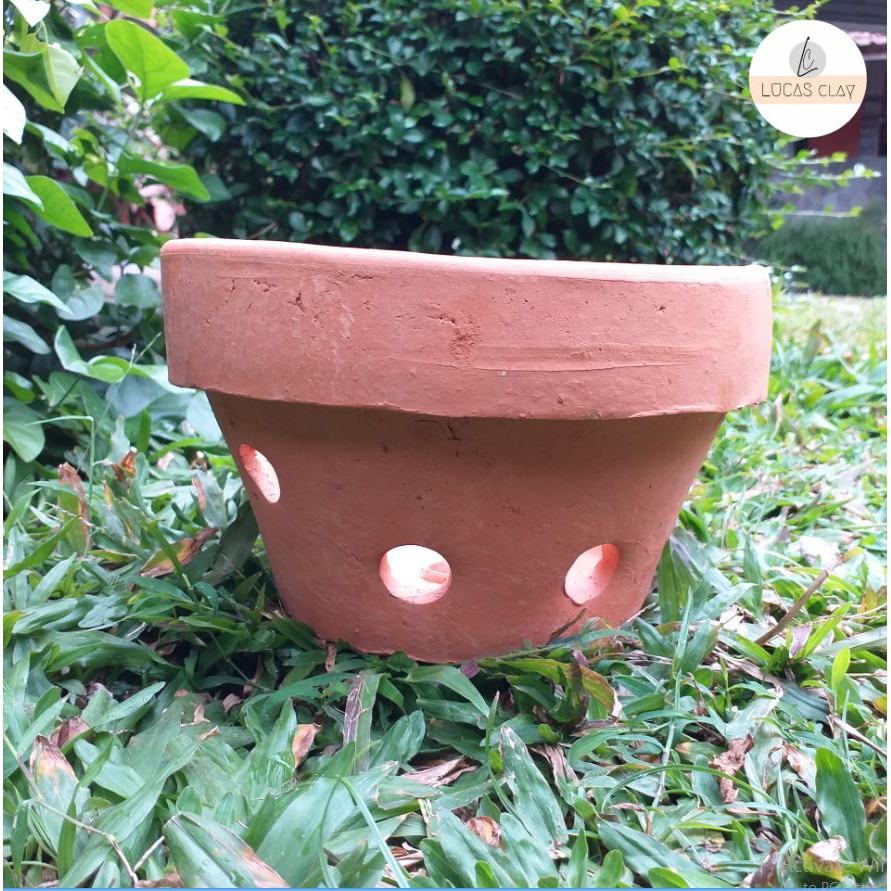 Pot Anggrek Terracotta M - Pot Gerabah - Pot Terakota