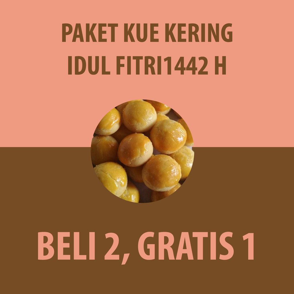 

Paket Nastar Kastengel Kue Salju Lebaran Idul Fitri 1442H Homade