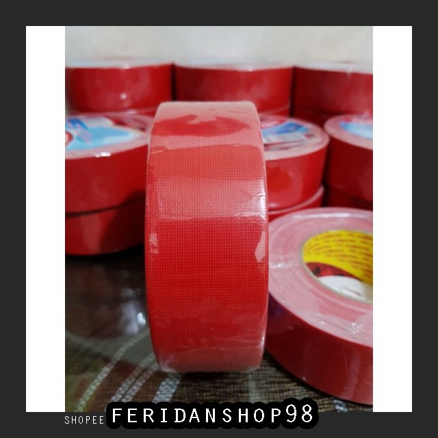 

BT861 CLOTH TAPE LAKBAN KAIN BEST WARNA MERAH TACHIMITA BERKUALITAS 2 INCH 40 M BY FERIDANSHOP98