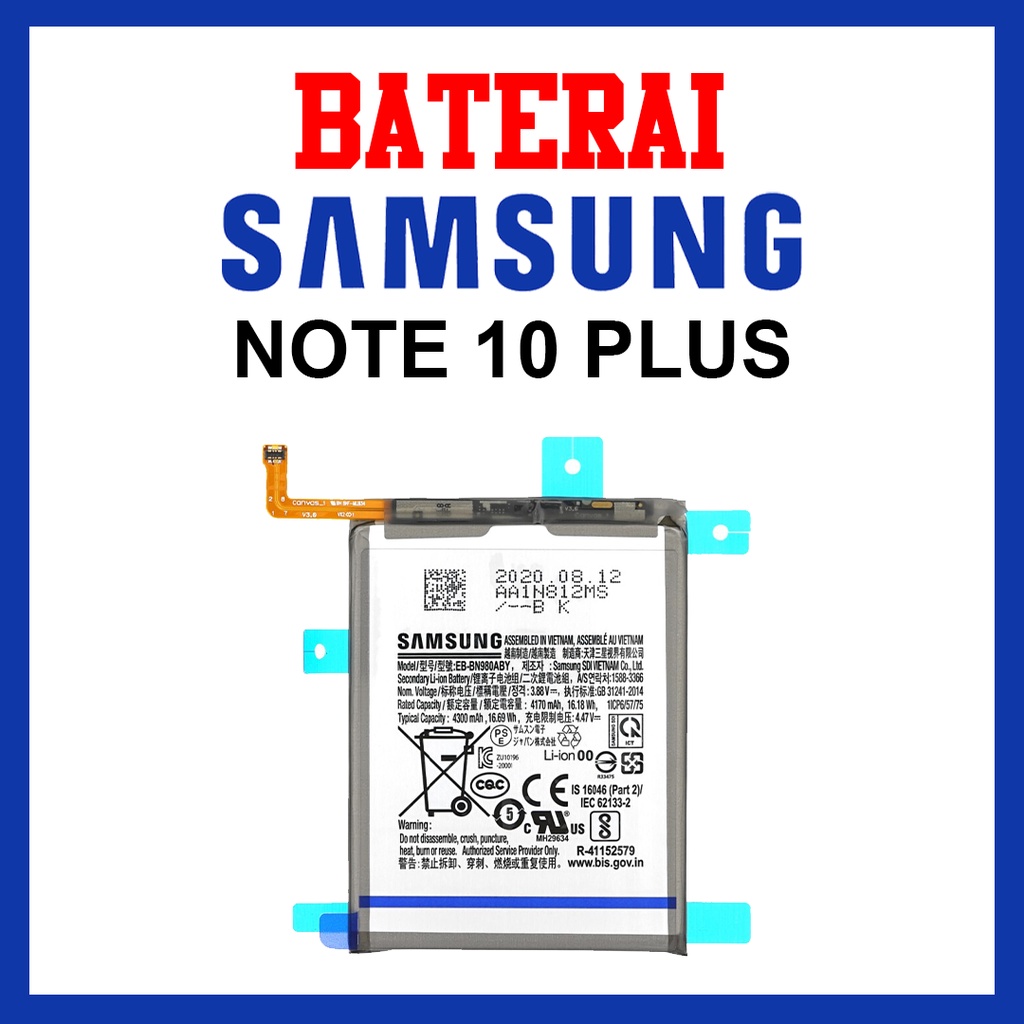 Baterai Samsung Note 10 Plus ORI SEIN