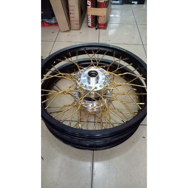TOPPP velg paketan jupiter mx lama velg champ185x215 ring 17 tromol crum jari jari bonus