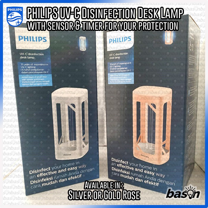 PHILIPS UVC Disinfection Desk Lamp 24W - mampu melawan virus Covid-19