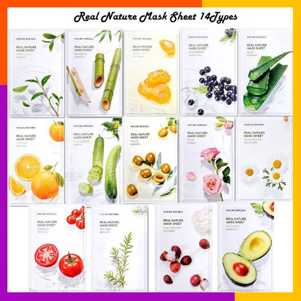 NATURE REPUBLIC REAL NATURE MASK SHEET